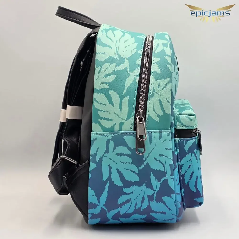 Disney Lilo & Stitch Tropical Leaves Mini Backpack New